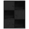 Bookcase Black Oak 60x24x76.5 cm | Stylish & Functional Storage