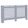 Stylish Anthracite Radiator Cover 152x19x81.5 cm | HipoMarket