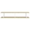 Wall Shelf Set - White & Sonoma Oak | Stylish 2 pcs Design