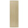 Book Cabinet Sideboard White & Sonoma Oak - 50x25x80 cm