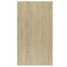 Book Cabinet Sideboard White & Sonoma Oak - 50x25x80 cm