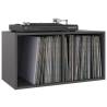 Vinyl Storage Box Grey - Stylish LP Organizer & Transport Box