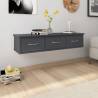  Wall Drawer Shelf High Gloss Grey 88x26x18.5 cm Engineered Wood Colour high gloss grey Quantity in Package 1 Number of Pieces 