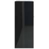 High Gloss Black Sideboard - 88x30x70 cm | Hipomarket