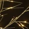 Warm White LED Christmas Tree - 1.2m Willow for Indoor/Outdoor