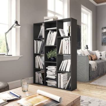 Room Divider & Book Cabinet Grey - 100x24x140 cm | HipoMarket