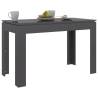 High Gloss Grey Dining Table - 120x60 cm | HipoMarket