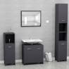 Stylish Grey Bathroom Furniture Set - Extra Storage & Chic Design