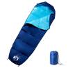  Mummy Sleeping Bag for Adults Camping 3 Seasons Colour navy and blue Quantity in Package 1 