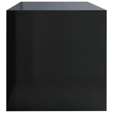 High Gloss Black TV Cabinet - Stylish & Practical Design