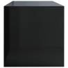 High Gloss Black TV Cabinet - Stylish & Practical Design