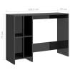 High Gloss Grey Notebook Desk - Modern & Sleek Design