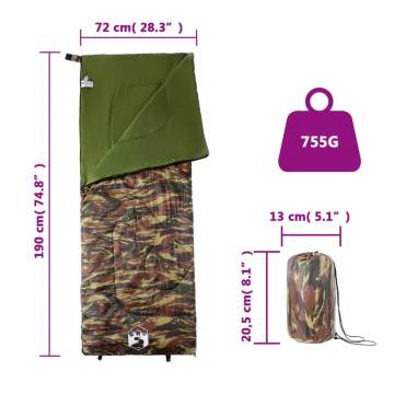 3-Season Adult Camping Sleeping Bag - Comfort & Durability