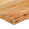 Solid Wood Mango Table Top 60x60 cm | Live Edge Design