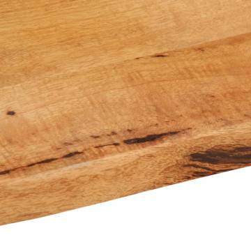 Solid Wood Mango Table Top 60x60 cm | Live Edge Design