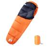  Mummy Sleeping Bag for Adults Camping 3 Seasons Colour orange and black Quantity in Package 1 