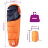 Mummy Sleeping Bag for Adults - 3 Seasons Camping Comfort