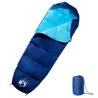  Mummy Sleeping Bag for Adults Camping 3 Seasons Colour navy and blue Quantity in Package 1 