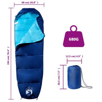 Mummy Sleeping Bag for Adults - 3 Seasons Camping Comfort