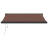 Automatic Retractable Awning Brown 300x250 cm | Hipomarket