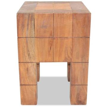 Stool Solid Mahogany Wood – Timeless & Durable Design