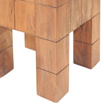 Stool Solid Mahogany Wood – Timeless & Durable Design