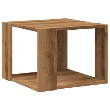 Coffee Table Artisan Oak - 40x40x30 cm | Durable Design