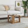 Coffee Table Artisan Oak - 40x40x30 cm | Durable Design