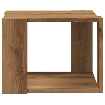 Coffee Table Artisan Oak - 40x40x30 cm | Durable Design