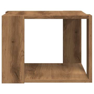 Coffee Table Artisan Oak - 40x40x30 cm | Durable Design