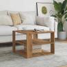 Artisan Oak Coffee Table - Durable & Stylish 58x58x40 cm