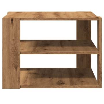 Artisan Oak Coffee Table - Durable & Stylish 58x58x40 cm