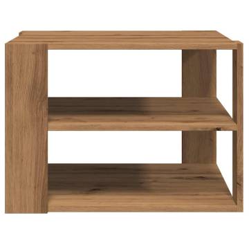 Artisan Oak Coffee Table - Durable & Stylish 58x58x40 cm