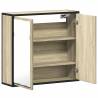 Bathroom Mirror Cabinet Sonoma Oak 65x20x60 cm - Stylish & Durable