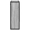 Grey Sonoma Bathroom Mirror Cabinet | 65x20x60 cm