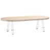 A-Shaped Coffee Table Legs - White Steel | 2 pcs 30x(30-31) cm