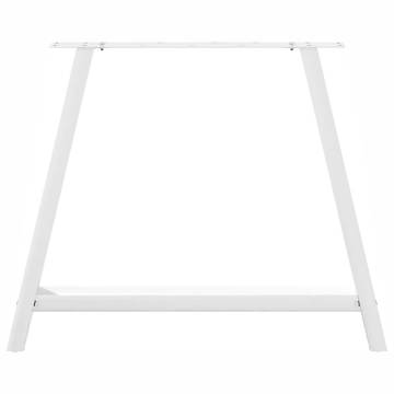 A-Shaped Coffee Table Legs - White Steel 90x(72-73) cm | Hipo Market