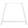 A-Shaped Coffee Table Legs - White Steel 90x(72-73) cm | Hipo Market