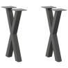  Coffee Table Legs X-Shaped 2 pcs Anthracite 38x(42-43) cm Steel Colour anthracite Size 38 x (42-43) cm (40 mm) Quantity in Package 2 Number of 1 