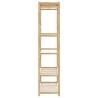 Bamboo Clothes Rack with Shelves - Stylish & Functional 110x40x175 cm