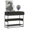  Console Table Black 90x35x80 cm Engineered Wood Colour black Quantity in Package 1 