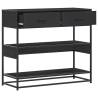 Console Table Black 90x35x80 cm | Stylish Storage Solution