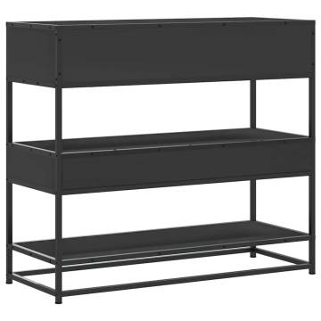 Console Table Black 90x35x80 cm | Stylish Storage Solution