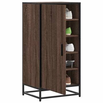 Shoe Rack Brown Oak 48x38x97.5 cm - Stylish & Durable Storage