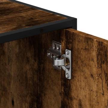 Smoked Oak Bathroom Sink Cabinet - Elegant & Durable Design