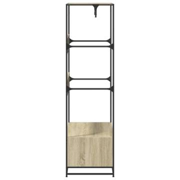 Stylish Sonoma Oak Wardrobe - 90x50x180 cm Engineered Wood