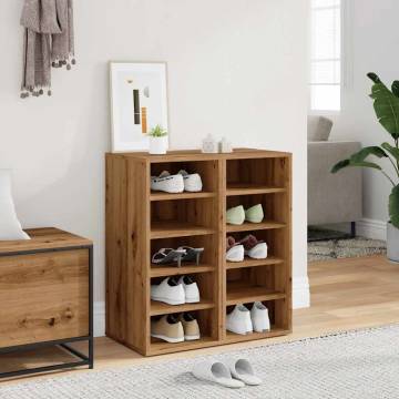 Shoe Cabinets 2 pcs Artisan Oak - Stylish Storage Solution