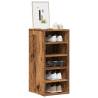 Shoe Cabinets 2 pcs Old Wood - Stylish Storage Solution