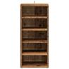 Shoe Cabinets 2 pcs Old Wood - Stylish Storage Solution