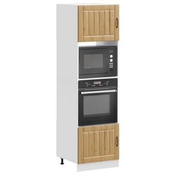 Oven Cabinets 2 pcs Kalmar Artisan Oak | Durable Engineered Wood